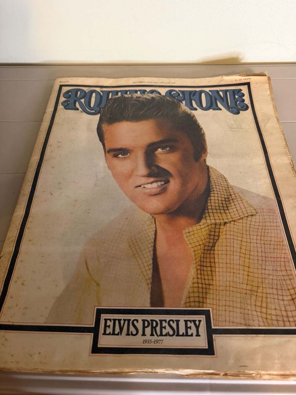 Vintage Rolling Stone Magazine September 22, 1977 Elvis Presley Tribute Issue No